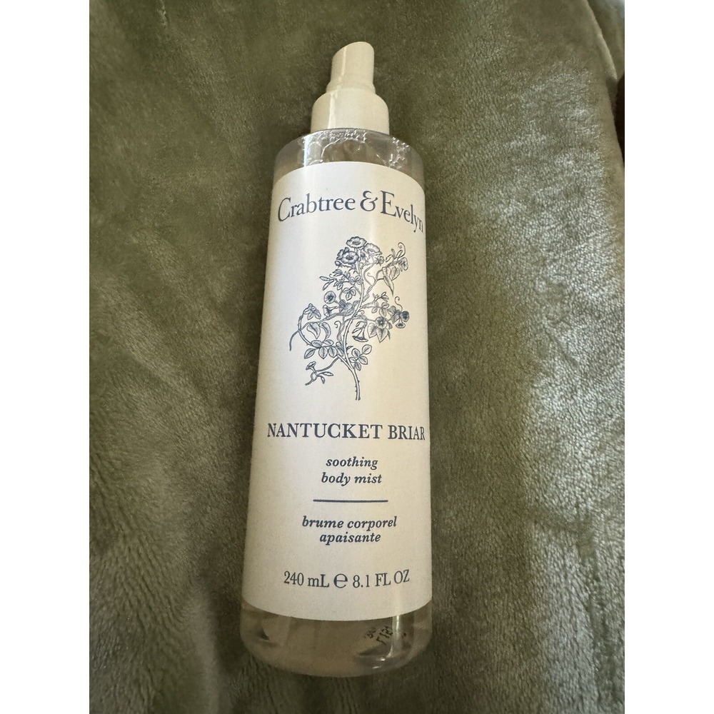 Crabtree & Evelyn Nantucket Briar Soothing‎  Body Mist 8.1 fl oz New